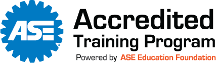 ASE Accredited Training Program badge