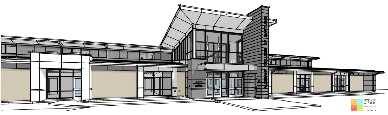 CE & Workforce Development Center Rendering