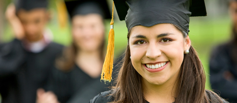 Student at graduation