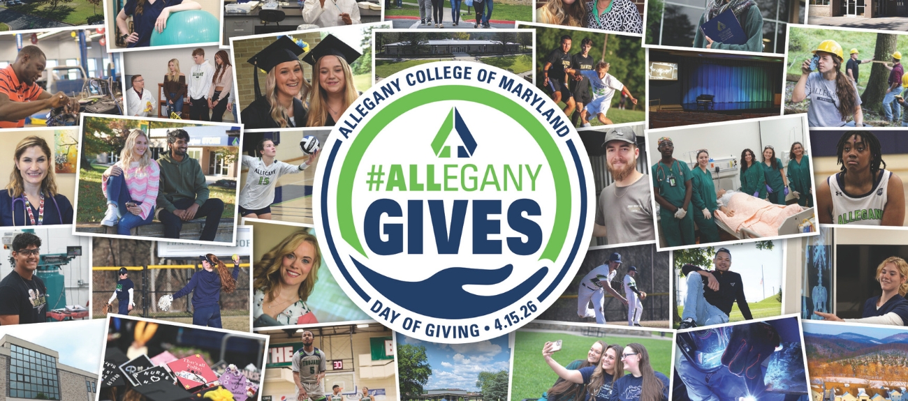 Allegany College of Maryland Day of Giving header image