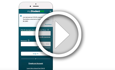 Completing the FAFSA via Mobile App