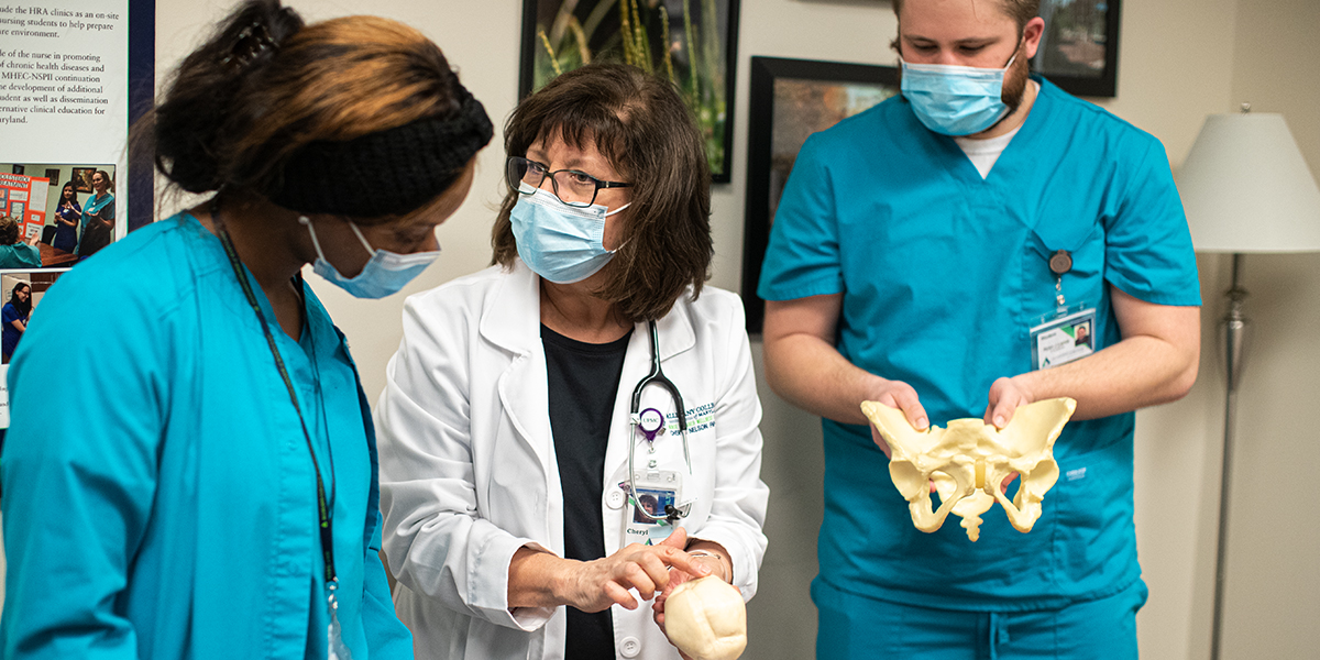 Nurse working at the Wellness Clinic