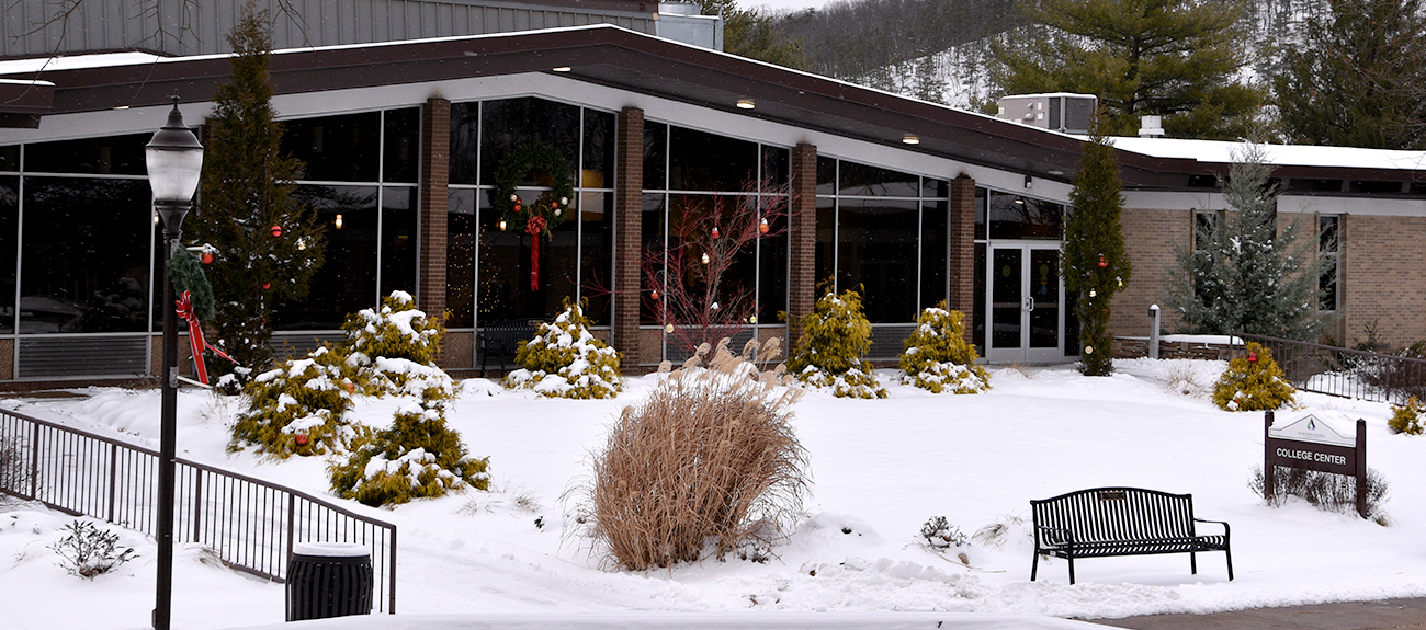 Wintery Mix on Campus