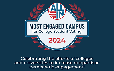 All In 2024 Most Engaged Campus graphic