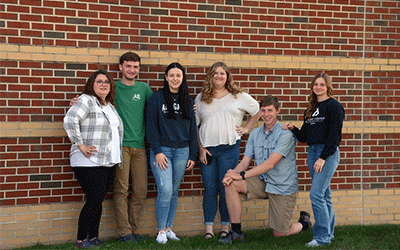 Group of ACM Bedford County Campus students outdoors