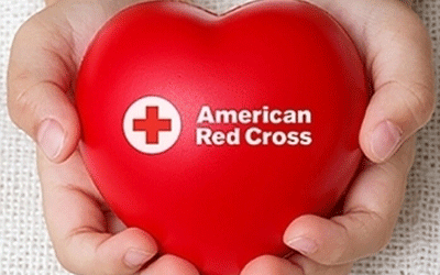 American Red Cross logo against white background