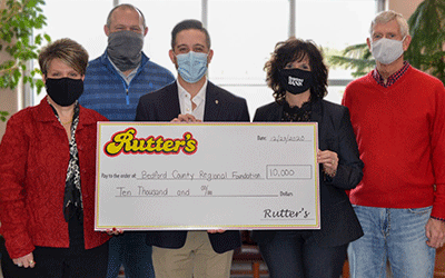 Rutter's donation to BCREF