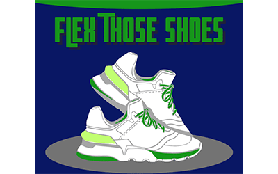 Sneakers graphic Mission for Mya