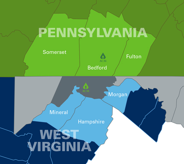 regional waiver map