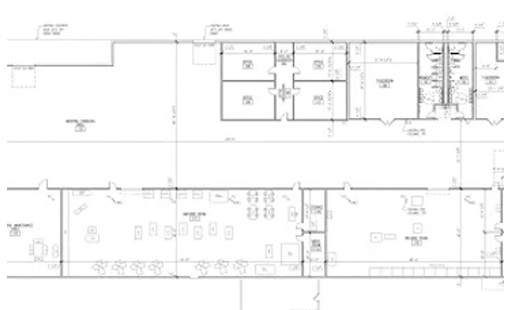 Blue Print of Building